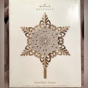 COPY - Christmas Hallmark Snowflake Topper